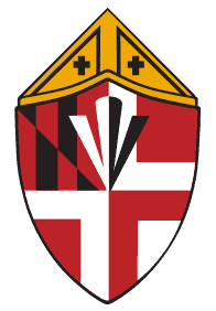 The image shows a stylized coat of arms with a mix of red, white, black designs, and a yellow top featuring crosses.
