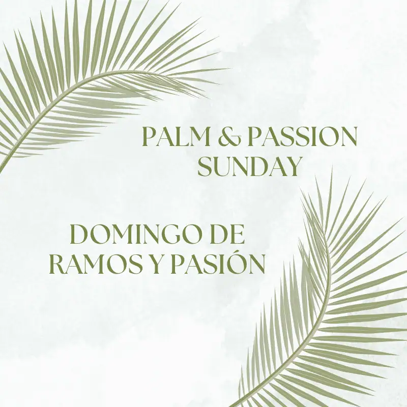 Palm and Passion Sunday event at St. Francis Episcopal Parish & Community Center.